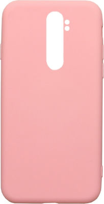 Soft Touch Silicone Back Cover Pink (Redmi Note 8 Pro)