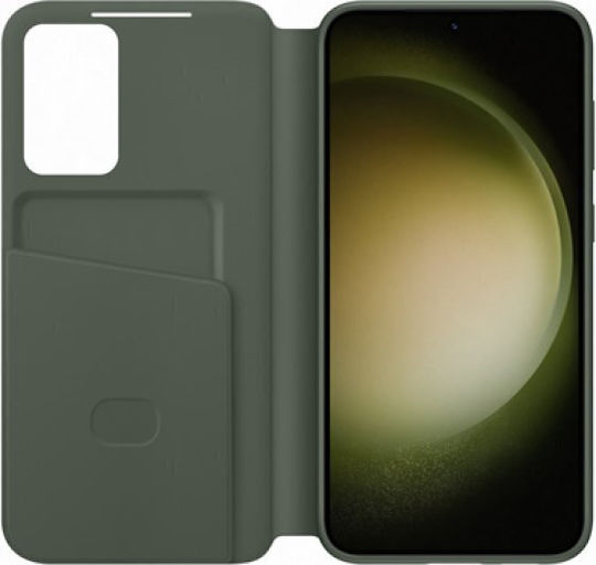 Samsung Smart View Wallet Πλαστικό Khaki (Galaxy S23+)