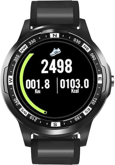 Colmi Sky 3 Smartwatch με Παλμογράφο (Μαύρο)
