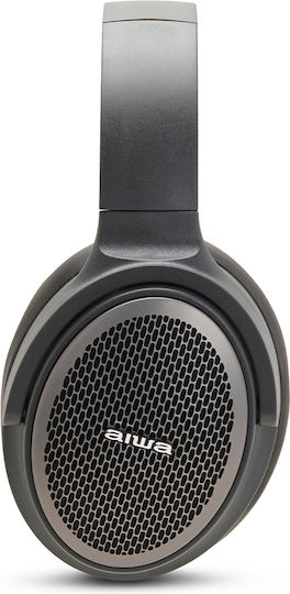 Aiwa HST-250BT Kabellos / Kabelgebunden Über Ohr Kopfhörer mit 13 Stunden Betriebszeit Gray