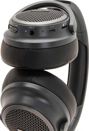 Aiwa HST-250BT Kabellos / Kabelgebunden Über Ohr Kopfhörer mit 13 Stunden Betriebszeit Gray