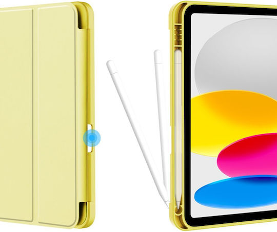 Tech-Protect SC Pen Флип капак Жъла (iPad 2022 10.9'' - iPad 2022 10.9 инча) TPSCPIPAD10YEL