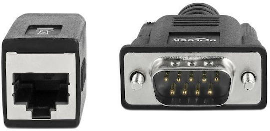 DeLock Μετατροπέας RJ-45 female σε Serial male 1τμχ 63999