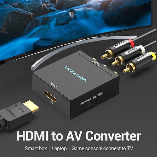 Vention Converter HDMI female to RCA female 1pcs AEEB0