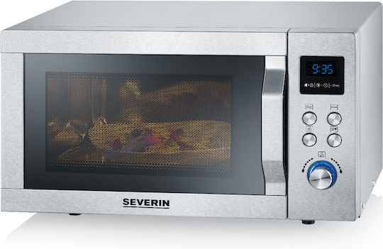 Severin MW 7774 с Грил 2.5лт Сив