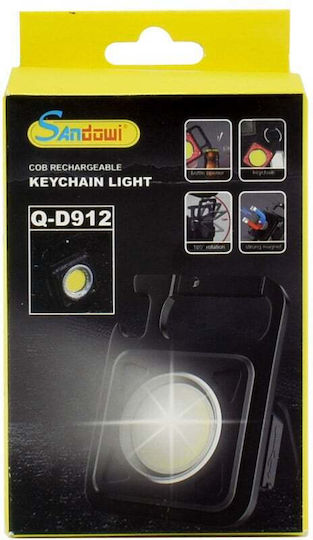 Andowl Qd912 Multitool Breloc Negru