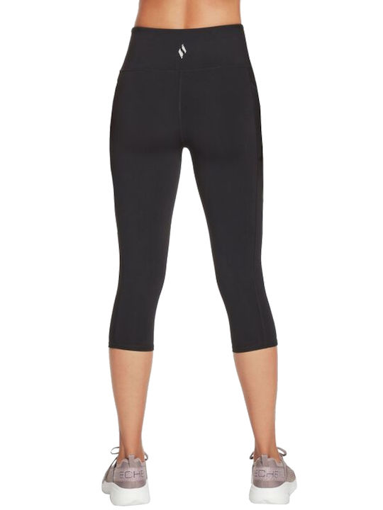 Skechers Frauen Capri Leggings Schwarz