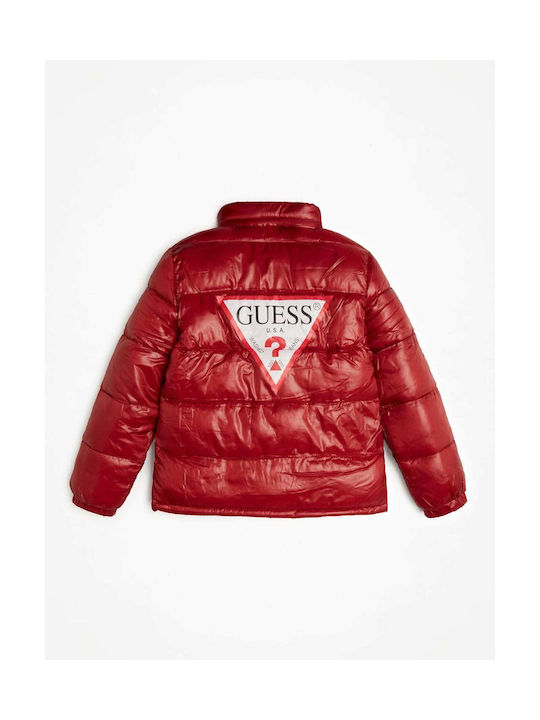 Guess Kids Quilted Jacket short Red