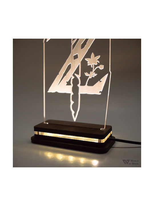 World of Wood The Legend of Zelda Decorative Lamp LED Transparent