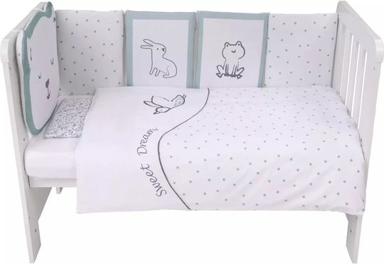 Bubaba Baby Crib Bedding Set Teddy 10pcs Mint