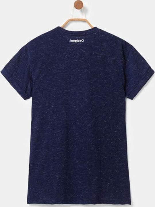 Celaya Kinderkleid Kurzärmelig Marineblau
