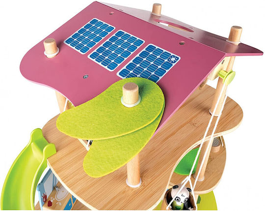 Hape Pandas Bamboo House Wooden Dollhouse
