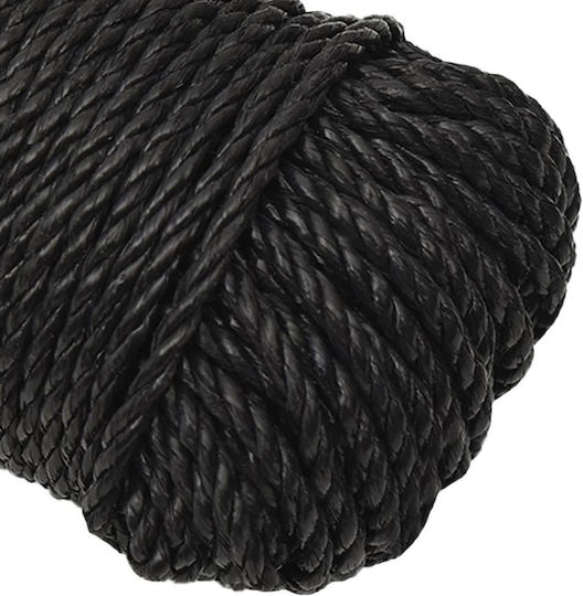 vidaXL Rope with Diameter 8mm and Length 250m Rope Black 8mm 50m