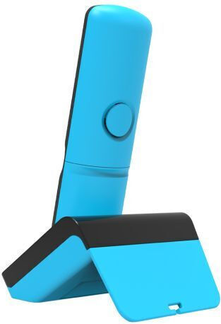 Alcatel S280 Ασύρματο Τηλέφωνο με Ελληνικό Μενού Μαύρο/Μπλε