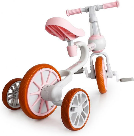 Ecotoys Bicicletă de Echilibru pentru Copii Roz
