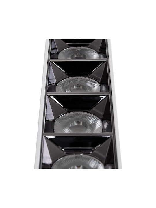 GloboStar Luminar Superior Spot with 5 Lights and with Socket GU10 in White Color