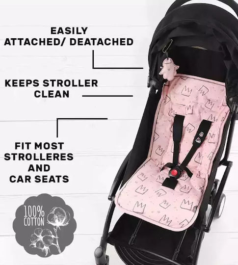 Minene Stroller Seat Liner Stone Gray