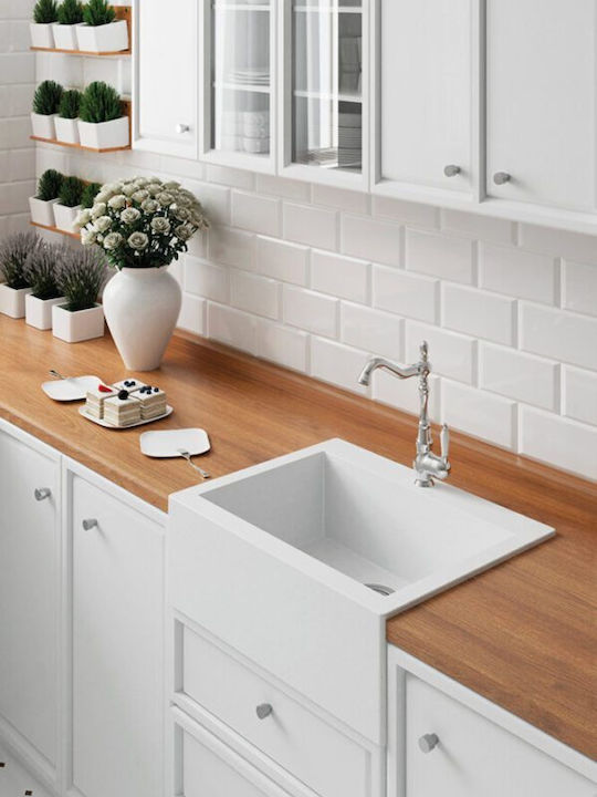 Laveo Laveo Evora Tall Kitchen Faucet Counter Silver