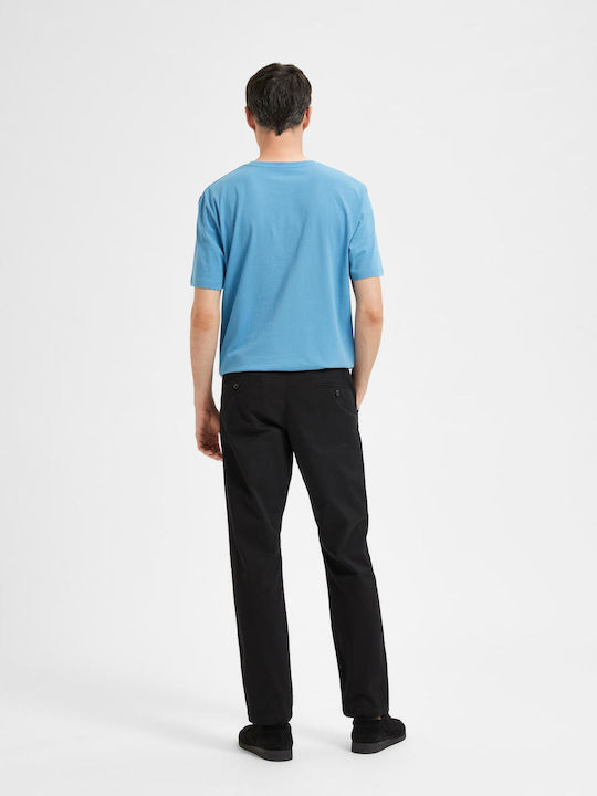 Selected Men's Trousers Chino Black