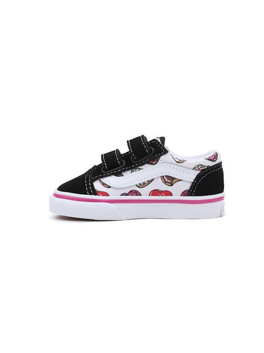 Vans Παιδικά Sneakers Love Old Skool V με Σκρατς Black / Pink