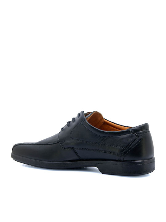 Leder Herren Freizeitschuhe Schwarz