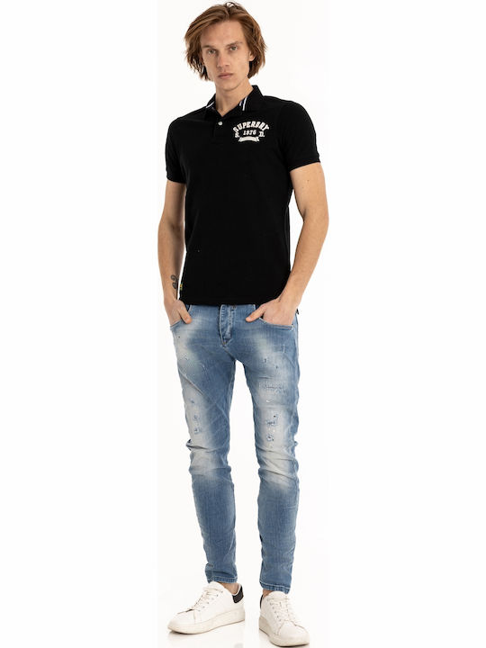 Superstate Polo T-Shirt Schwarz