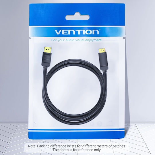 Vention Cable DisplayPort male - HDMI male 1.5m Μαύρο (HAGBG)