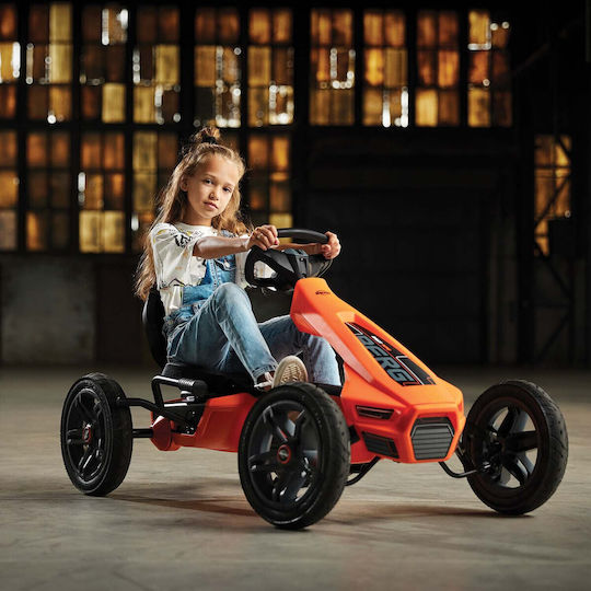 Rally Go Kart Cu Un Loc Cu Pedală Inspirat Portocaliu Pentru 4+ Ani