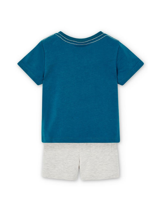 Boboli Kinder Set mit Shorts Sommer 2Stück Blau