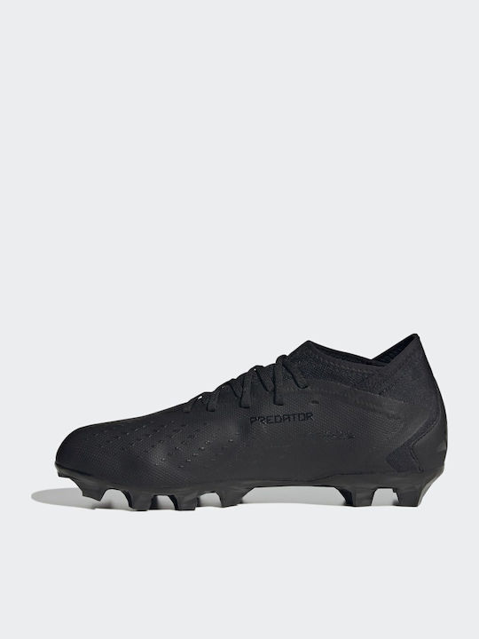 adidas Predator Precision.3 Футболни Обувки с Бутони Основно Черно / Облачно Бяло