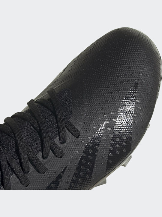 adidas Predator Precision.3 Футболни Обувки с Бутони Основно Черно / Облачно Бяло