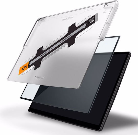 Spigen Glas.tr Ez Fit Sticlă Temperată Tesla Model X 2022 Model S 2021 Negru