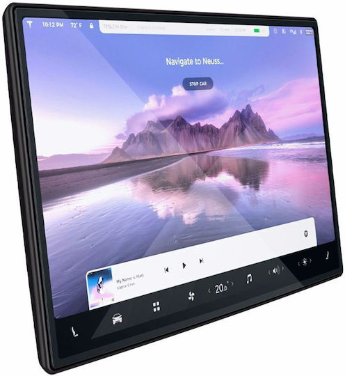 Spigen Glas.tr Ez Fit Sticlă Temperată Tesla Model X 2022 Model S 2021 Negru