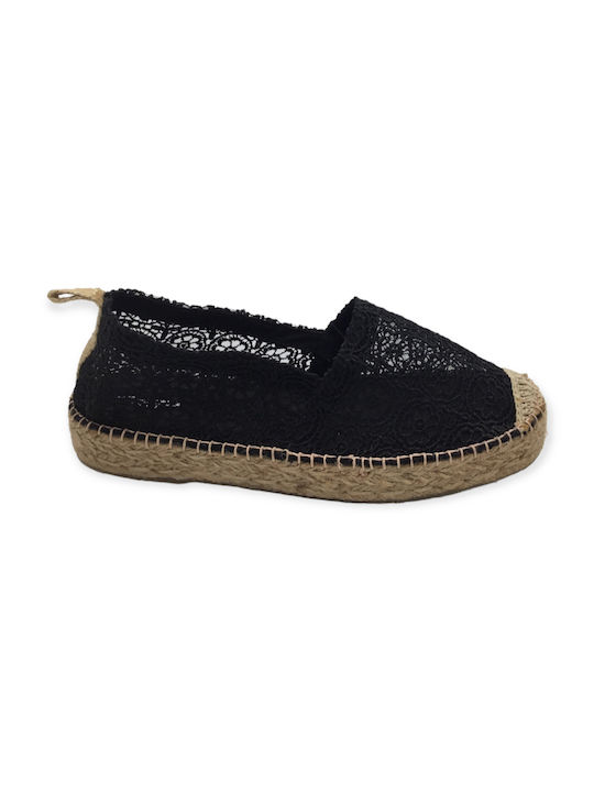 Espadrille platforms adams 1253-Black- Black- Black