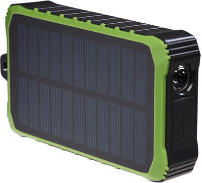 Denver PSO-10012 Слънчева Power Bank 10000mAh с 2 USB-A порта Зелен