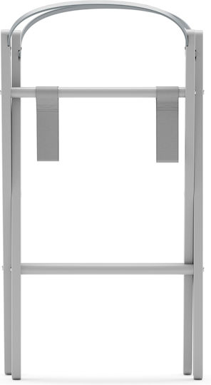 Snuz Cradle with Mattress Light Grey & Dove Base