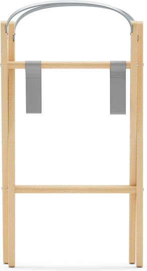 Snuz Λίκνο Light Grey & Βάση Natural με Στρώμα