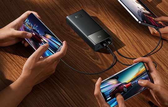 Baseus Star-Lord Power Bank 20000mAh 22.5W με 2 Θύρες USB-A και Θύρα USB-C Power Delivery Μαύρο
