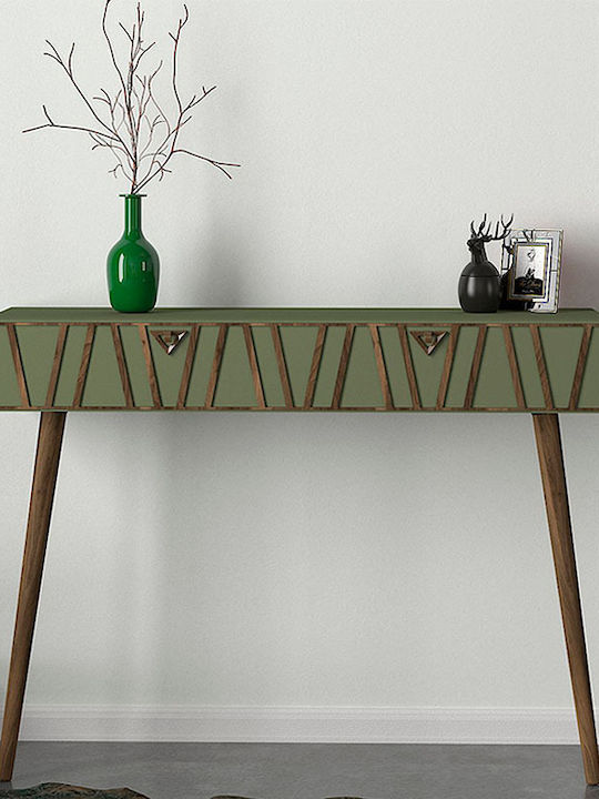Forest Wooden Console Table Λαδί L120xW35xH89.3cm