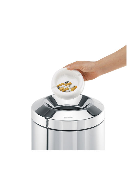 Brabantia Кошче Flame Guard за Боклук от Неръждаема Стомана Brilliant Steel 30лт