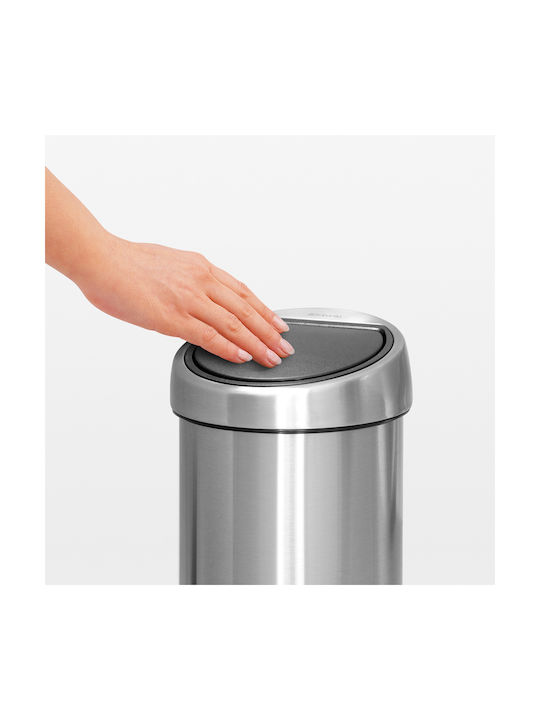 Brabantia Κάδος Απορριμμάτων από Ανοξείδωτο Ατσάλι Matt Steel FPP 3lt