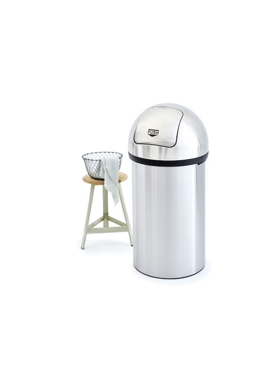 Brabantia Coș De Gunoi Din Oțel Inoxidabil Push Matt Steel 60lt