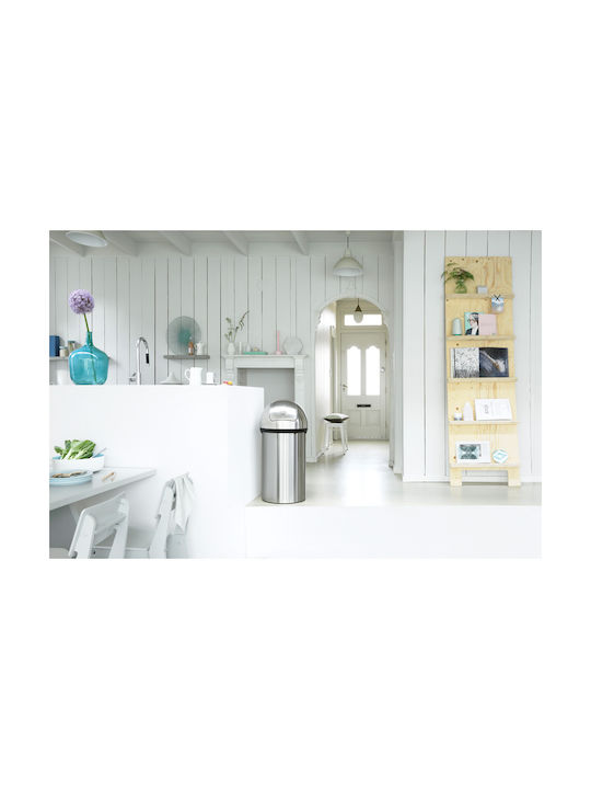 Brabantia Coș De Gunoi Din Oțel Inoxidabil Push Matt Steel 60lt