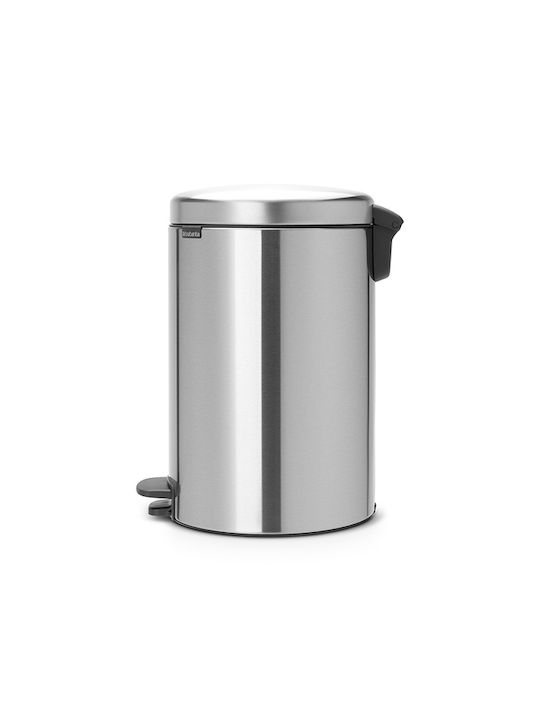 Brabantia NewIcon Coș de Gunoi din Oțel Inoxidabil cu Pedală Matt Steel 20lt 1buc