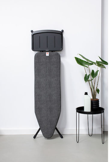 Brabantia Гладилница За Парна Ютия Компактна Denim Черна 124x38x98см