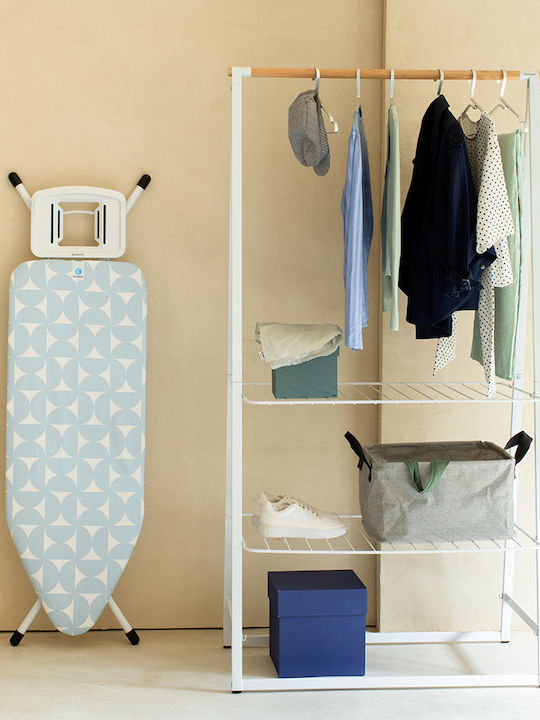 Brabantia Σιδερώστρα για Σίδερο Ατμού Σπαστή Fresh Breeze 124x45x98cm