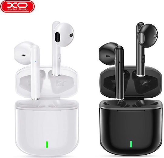 XO X20 Square Ring TWS In-ear Bluetooth Handsfree Ακουστικά με Θήκη Φόρτισης Λευκά