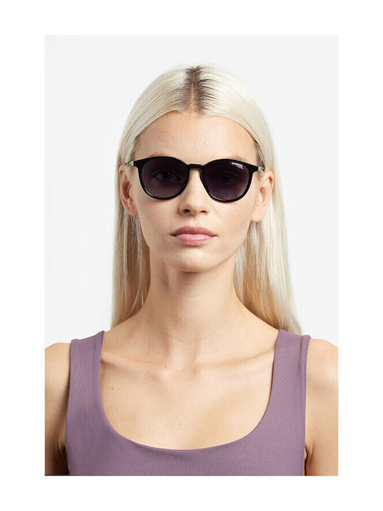 Carrera Unisex Sunglasses with Black Horn-Rimmed Frame and Grey Gradient Lenses 2048T/S 7ZJ/9O