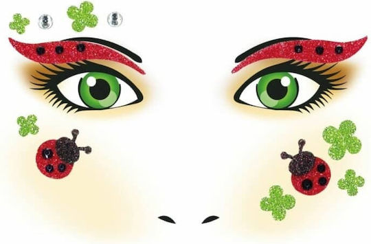 Ladybug Carnival Face Painting Green