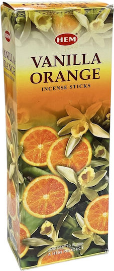 Hem Αρωματικά Sticks με Άρωμα Vanilla Orange 20τμχ 40gr